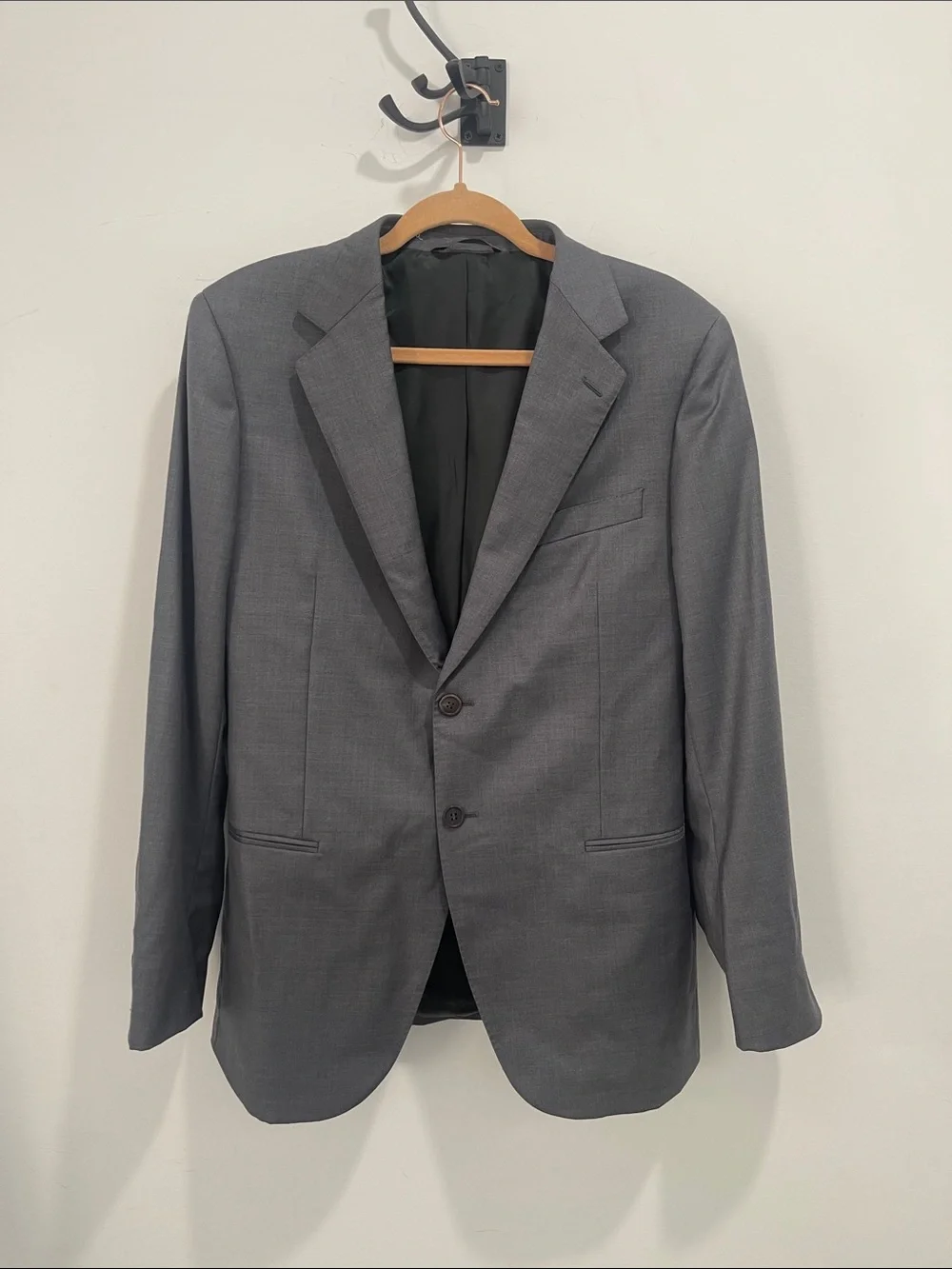 The Tailory NYC Custom Classic Men's Gray Two-Button Suit Jacket